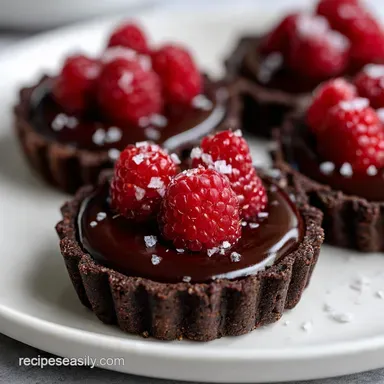 Easy Chocolate Valentine Tarts in 25 Minutes