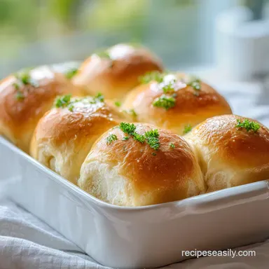 Easy Homemade Dinner Rolls in 95 Minutes with Fluffy Golden Buns