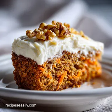 Easy Moist Carrot Cake Recipe: Tender