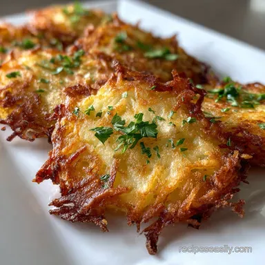 Easy Perfect Latkes Recipe in 40 Minutes Recipe Card