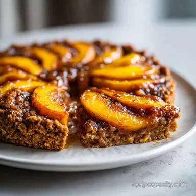 Easy Southern Peach Cobbler Recipe for 10