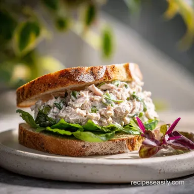 Easy Tuna Salad for Sandwiches in 10 Minutes Recipe Card