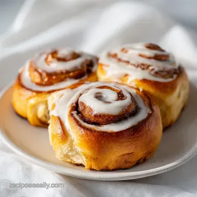 Cinnamon Rolls with Heavy Cream: Fluffy for 12 Servings