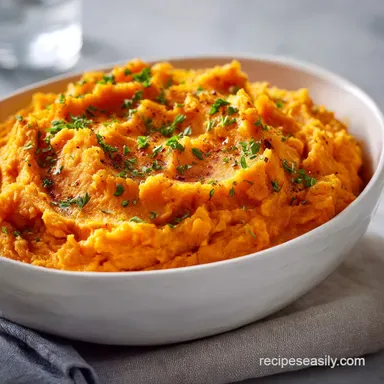 Mashed Sweet Potatoes: Silky and Fluffy in 30 Minutes Recipe Card
