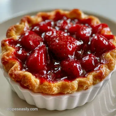 Fresh Strawberry Cobbler in 50 Minutes