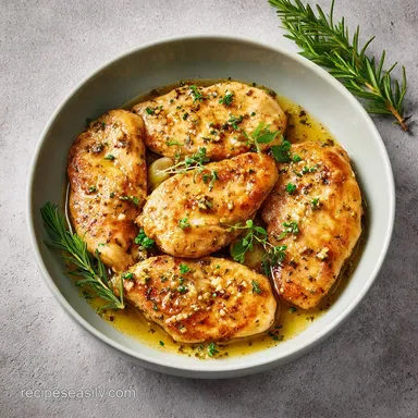 Garlic Butter Chicken Breast in 20 Mins Recipe Card