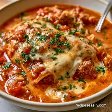 Gluten Free Lasagna Soup Crock Pot for 6