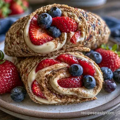 Healthy Fruit Lunch Wrap in 5 Minutes