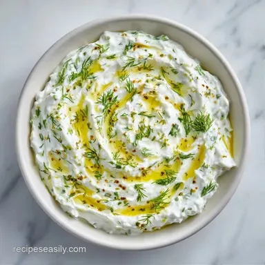 Healthy Yogurt Lunch Dip in 5 Minutes Recipe Card