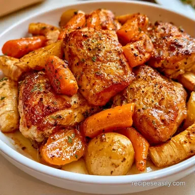 Fall Casserole with Root Vegetables Recipe Card