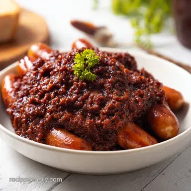 Easy Homemade Hotdog Chili: 6 Servings