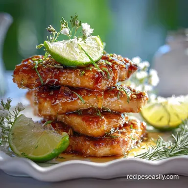 Honey Lime Chicken Stack Recipe: Meal Prep