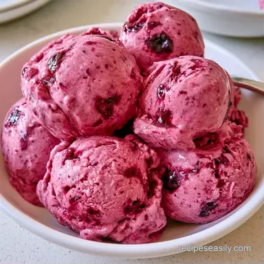 Huckleberry Ice Cream Recipe: Creamy Recipe Card