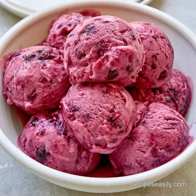 Huckleberry Ice Cream Recipe: Creamy