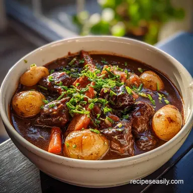 The Best Julia Childs Beef Stew for 6 Servings