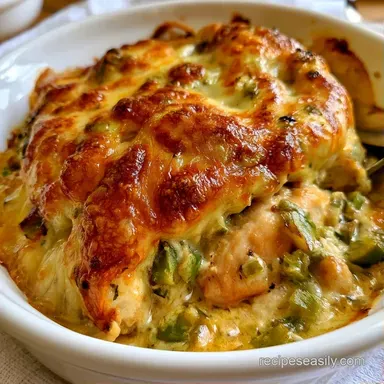 King Ranch Chicken Casserole with Chiles Recipe Card