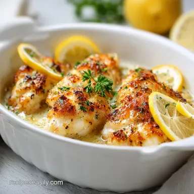 Low Calorie Recipe with Lemon Chicken in 30 Minutes Recipe Card