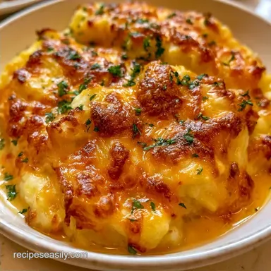 Loaded Mashed Potato Casserole: Creamy