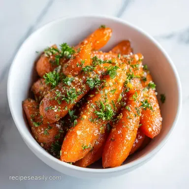 Slow Cooker Maple Brown Sugar Glazed Carrots
