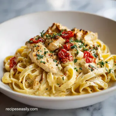Marry Me Chicken Pasta Recipe: Creamy, 30 Min Recipe Card