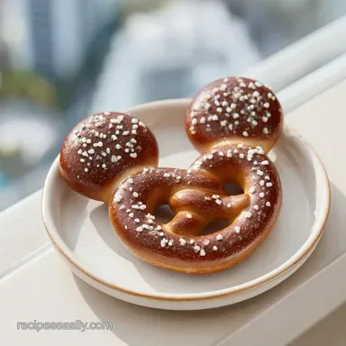 Mickey Shaped Pretzels Copycat in 57 Minutes Recipe Card