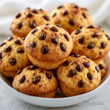 Chocolate Chip Muffins in 25 Minutes