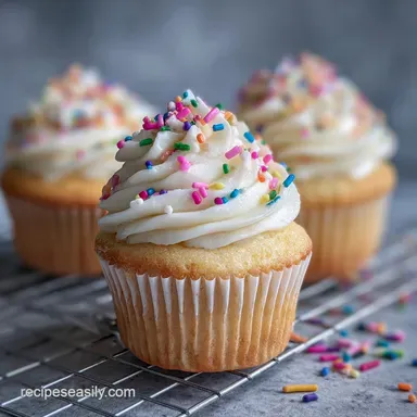 Best Moist Vanilla Cupcakes From Scratch in 38 Minutes Recipe Card