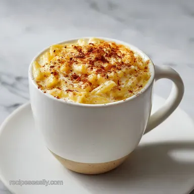 Mug Meal with Mac and Cheese in 7 Minutes Recipe Card