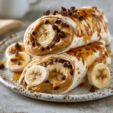 Peanut Butter Banana Wrap in 5 Minutes