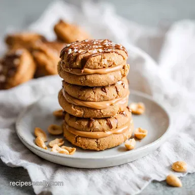 Peanut Butter Cookie with Sea Salt in 15 Minutes