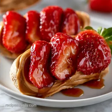 Peanut Butter Strawberry Rollups for 6