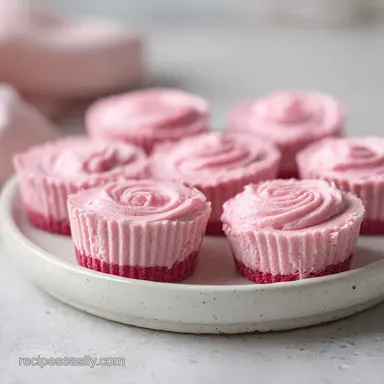 No-Bake Pink Velvet Cheesecake Bites for 24 Recipe Card
