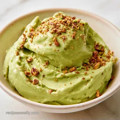 Pistachio Ice Cream Maker Recipe for 8 Recipe Card