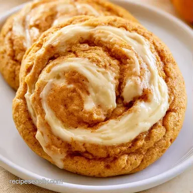 Pumpkin Cheesecake Cookies for 12 Recipe Card