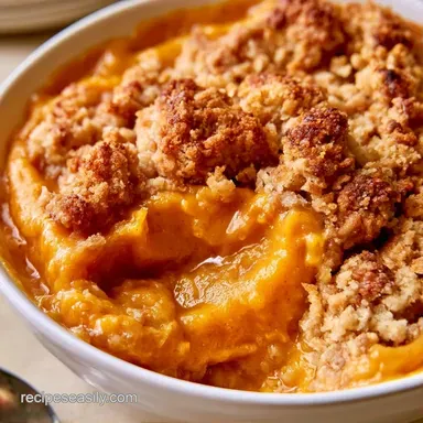 Pumpkin Crisp in 45 Minutes Recipe Card