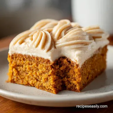 Pumpkin Spice Cake for 12 Servings