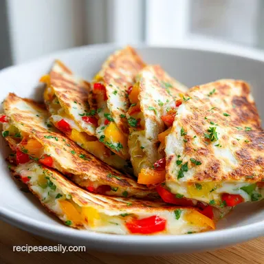 Rainbow Veggie Quesadilla in 30 Minutes