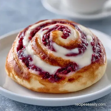 Raspberry Cream Cheese Rollups for 8