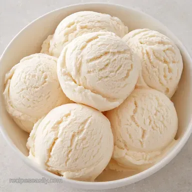 Ice Cream Base: Creamy and Dense