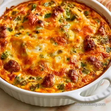 Sausage Breakfast Casserole: Make-Ahead