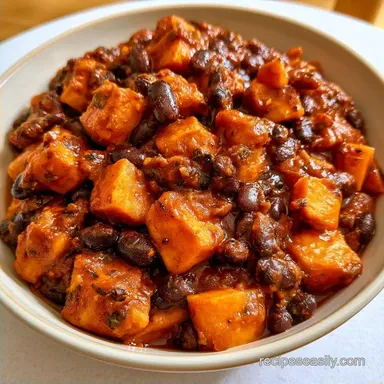 Slow Cooker Sweet Potato Chili for 6