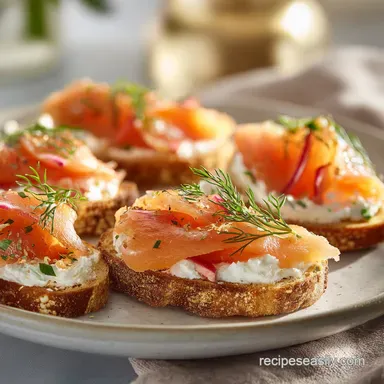 Smoked Salmon Brunch Spread in 25 Minutes