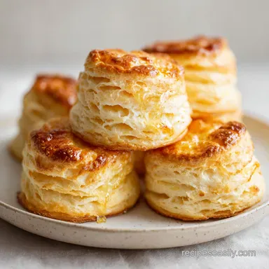 Southern Buttermilk Biscuits: Fluffy Recipe Card