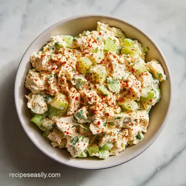 Southern Chicken Salad with Eggs