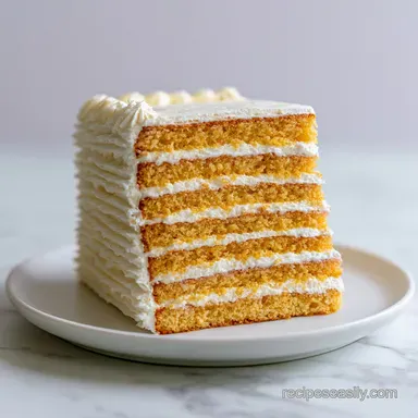 Southern Little 10 Layer Cake for 16 Recipe Card