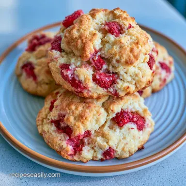 Strawberry Biscuits Recipe in 30 Minutes Recipe Card