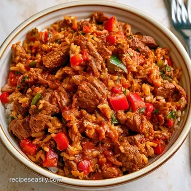 Stuffed Pepper Casserole in 1 Hour Recipe Card