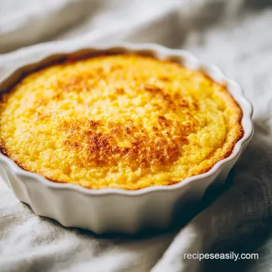 Sweet Corn Pudding Recipe: Silky & Custardy Recipe Card