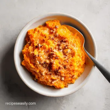 Sweet Potato Casserole with Canned Yams in 45 Minutes Recipe Card