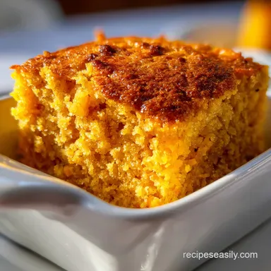 Sweet Potato Cornbread Recipe: Moist Southern Side for 10